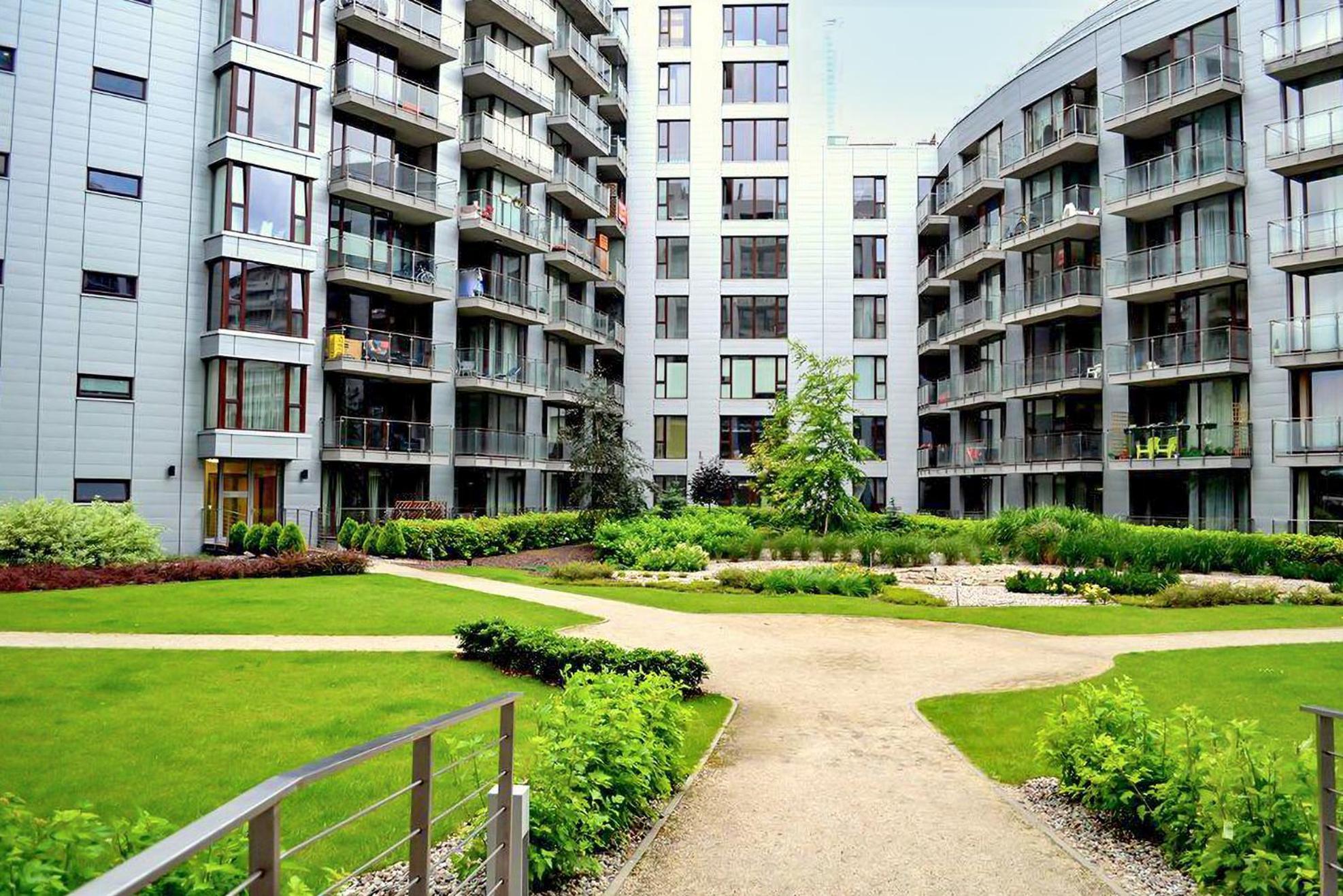 Triton Apartments In Warschau Exterior foto
