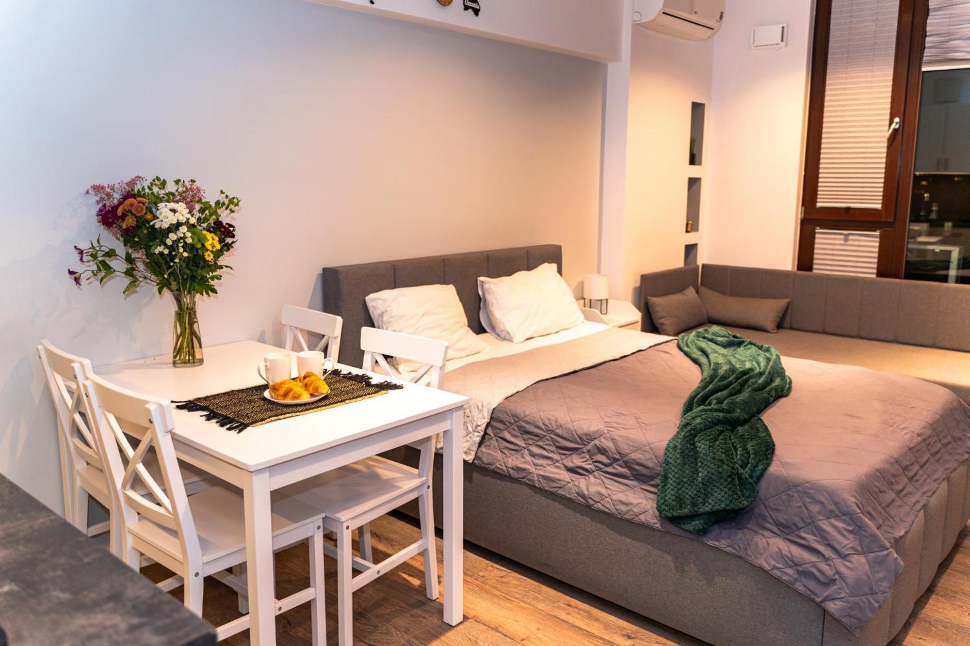Triton Apartments In Warschau Zimmer foto